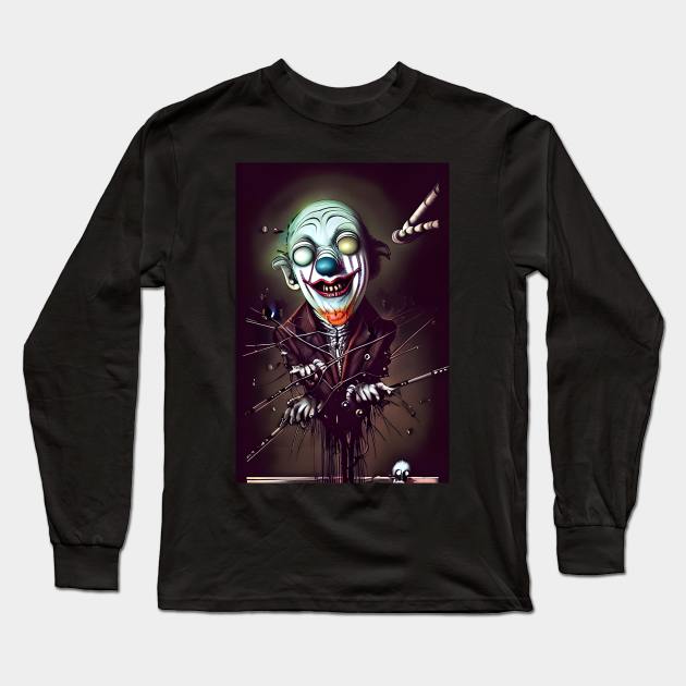 Frankenclown 29 - Sleight of Hands Long Sleeve T-Shirt by Frankenclowns